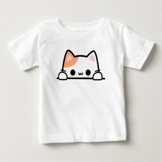 Camiseta De Bebé Gato naranja lindo 