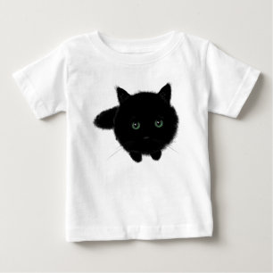 Camiseta De Bebé Gato negro