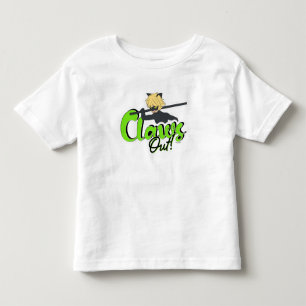 Camiseta De Bebé Gato Noir ¡Garras Fuera!