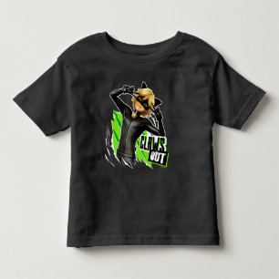 Camiseta De Bebé Gato Noir   Gráfico de Garras Afuera