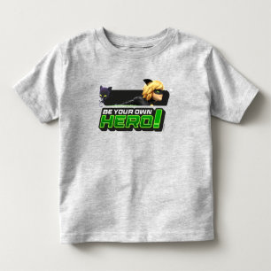Camiseta De Bebé Gato Noir   Sé tu propio héroe