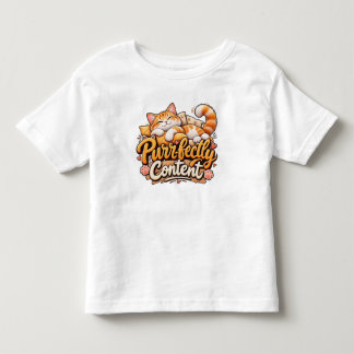Camiseta De Bebé Gato pequeño perfectamente contento