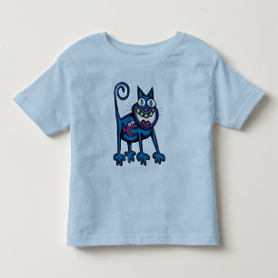 Camiseta De Bebé Gato/perro del niño