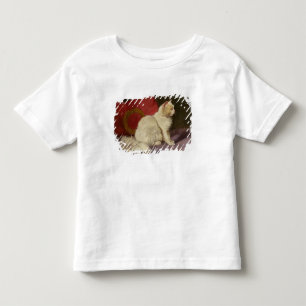 Camiseta De Bebé Gato persa blanco
