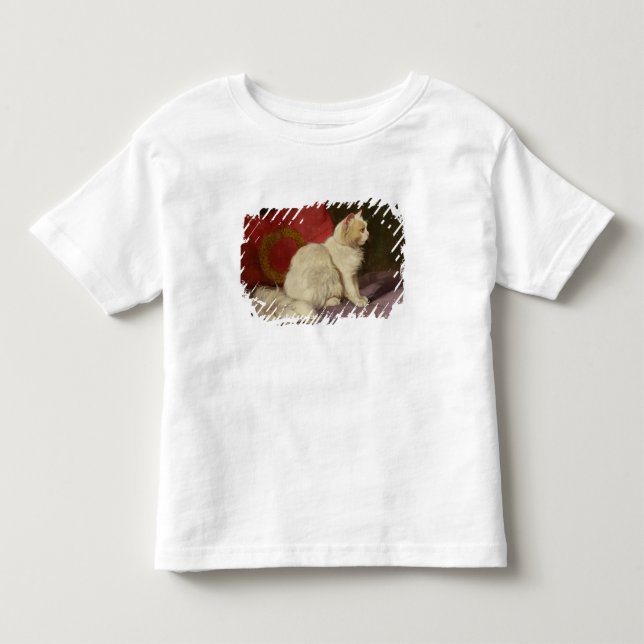 Camiseta De Bebé Gato persa blanco (Anverso)