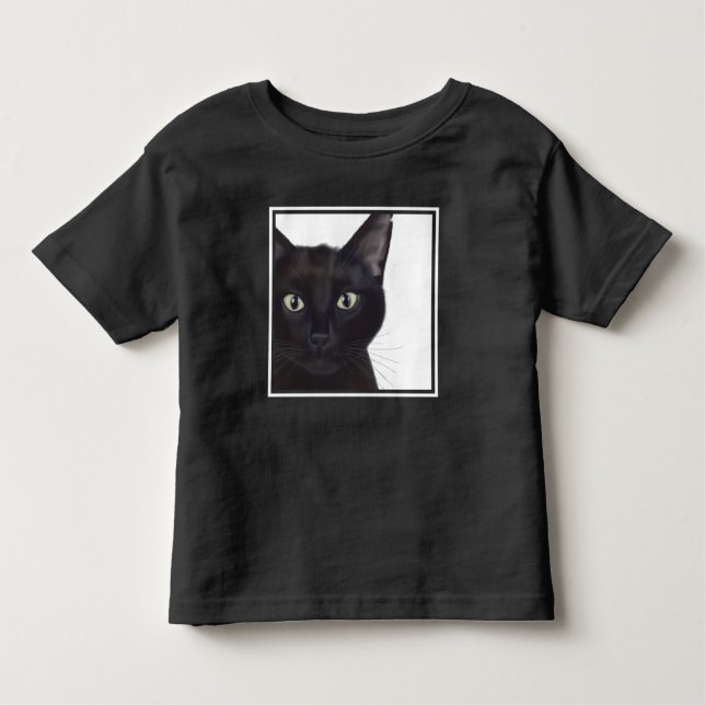Camiseta De Bebé Gato, retrato de Gus (Anverso)