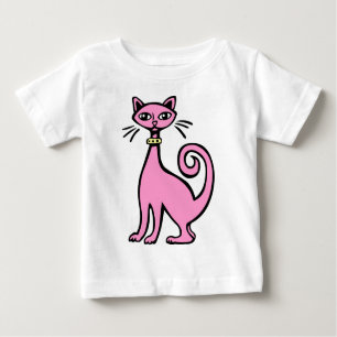 Camiseta De Bebé Gato retro - Bebé (diseños F&B) - Personalizado