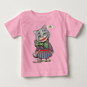 Camiseta De Bebé Gato risible, Louis Wain