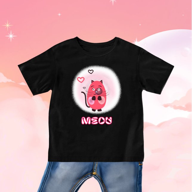 Camiseta De Bebé Gato rojo lindo (Subido por el creador)