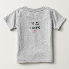Camiseta De Bebé Gato rosa
