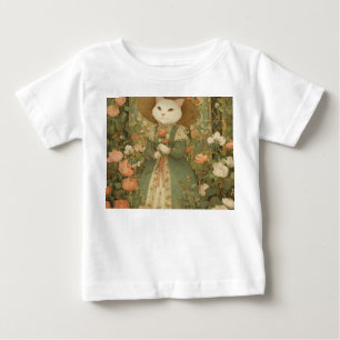 Camiseta De Bebé Gato - Señora Gato Victoriana Rosewood