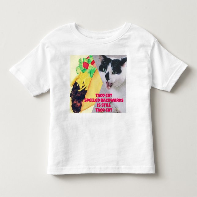Camiseta De Bebé Gato Taco al revés (Anverso)