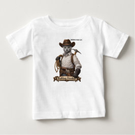 Camiseta De Bebé Gato Vaquero Azul Ruso – Construyendo Libertad