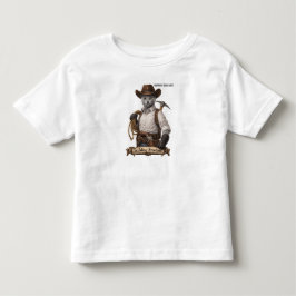 Camiseta De Bebé Gato Vaquero Azul Ruso – Construyendo Libertad