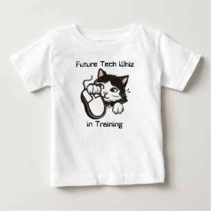 Camiseta De Bebé Gato y ratón