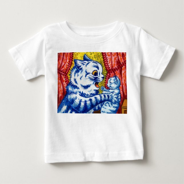 Camiseta De Bebé Gato y sus gatitos (Anverso)