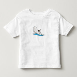 Camiseta De Bebé Gato Yoga Meditación Fitness
