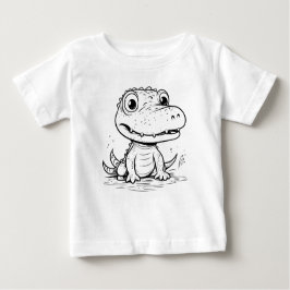 Camiseta De Bebé Gator color it you