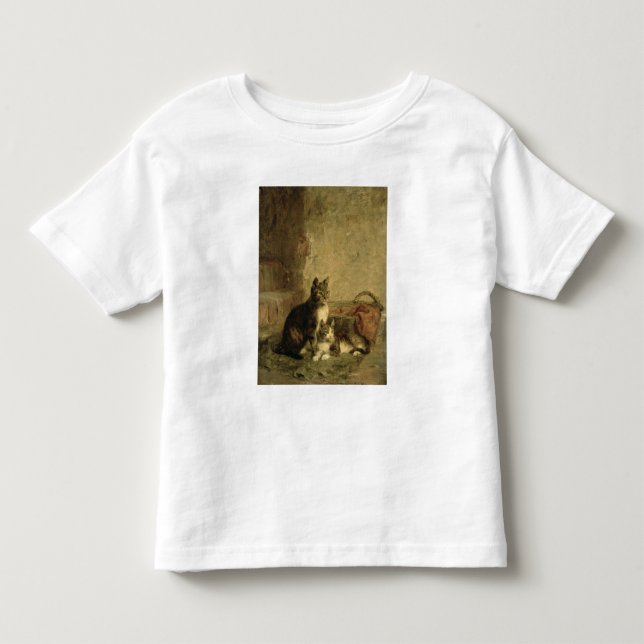 Camiseta De Bebé Gatos, 1883 (Anverso)