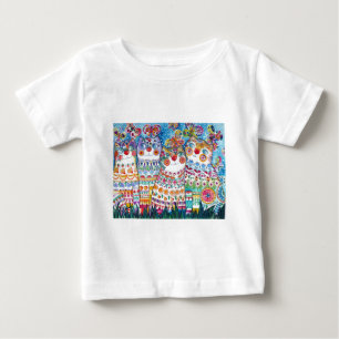 Camiseta De Bebé Gatos felices del verano