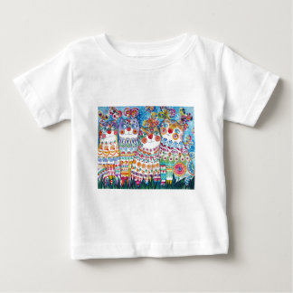 Camiseta De Bebé Gatos felices del verano