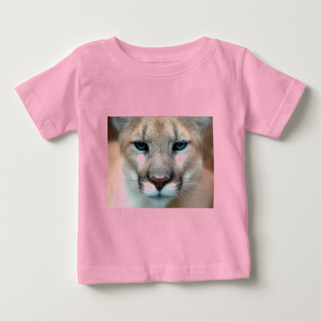 Camiseta De Bebé Gatos Gatos estampado de raya salvaje cumpleaños (Anverso)