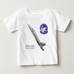 CAMISETA DE BEBÉ GATOS MONTESES VFA-131