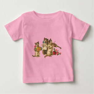 Camiseta De Bebé Gatos musicales