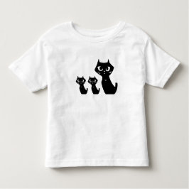 Camiseta De Bebé Gatos negros con suerte