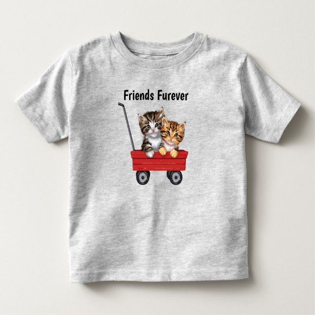 Camiseta De Bebé Gatos Personalizados (Anverso)