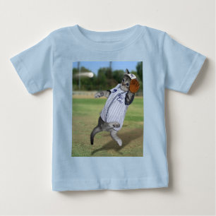 Camiseta De Bebé Gatos salvajes de gatitos de béisbol