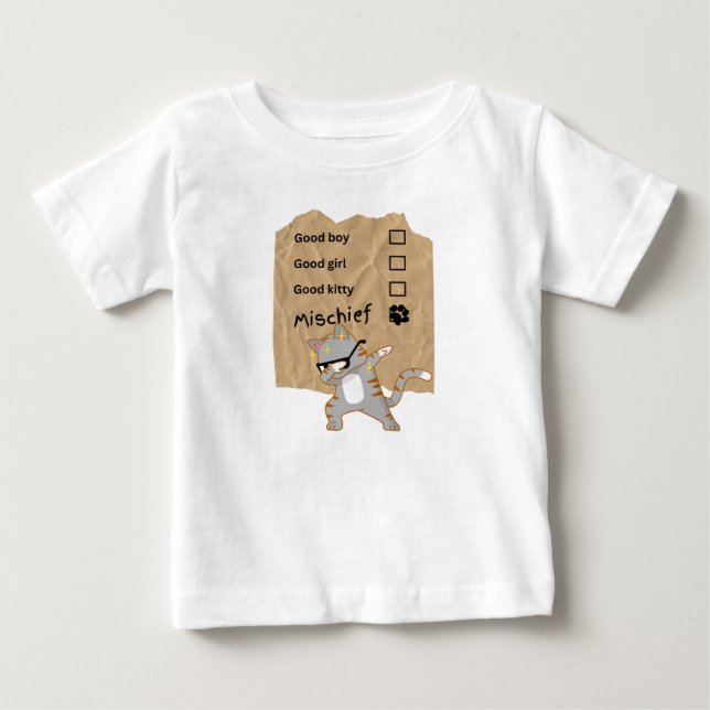 Camiseta De Bebé Gatos traviesos (Anverso)