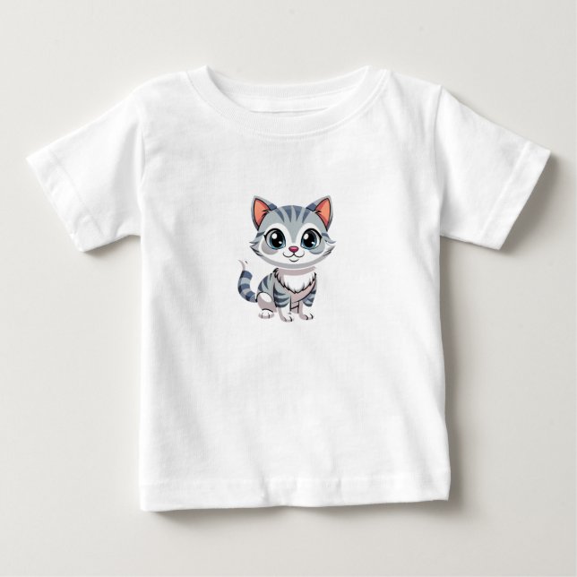 Camiseta De Bebé Gatos y gatitos deliciosos - Compañeros felinos ad (Anverso)