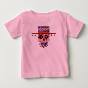 Camiseta De Bebé Gaucho Sugar Skull