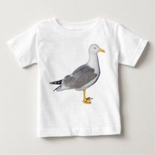 Camiseta De Bebé Gaviota De Piernas Amarillas
