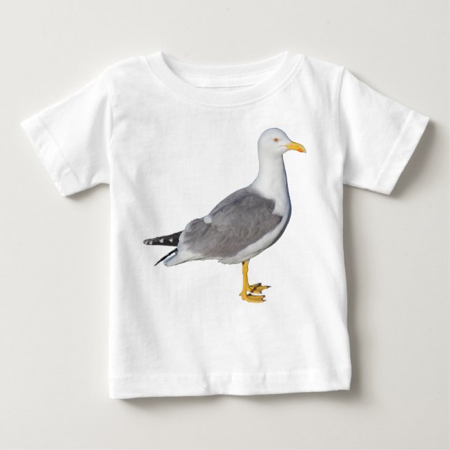 Camiseta De Bebé Gaviota De Piernas Amarillas (Anverso)