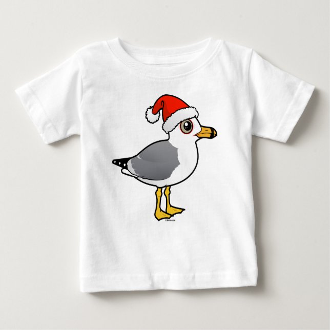 Camiseta De Bebé Gaviota de Santa Ring (Anverso)