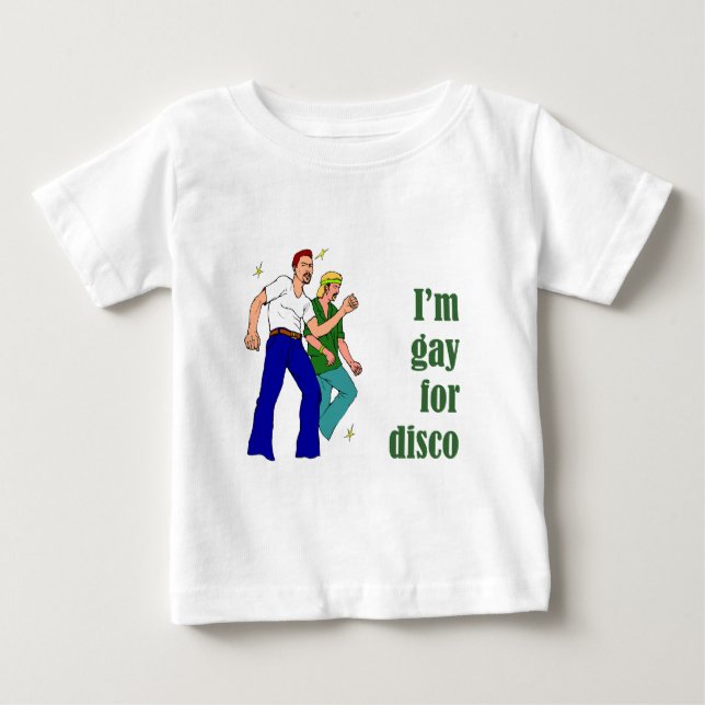 Camiseta De Bebé Gay for Disco (Anverso)