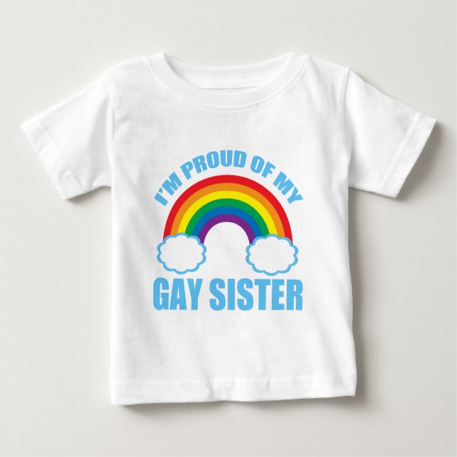 Camiseta De Bebé Gay Sister (Anverso)