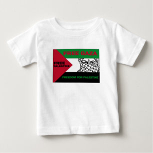 Camiseta De Bebé GAZA SEGURO LIBRE PALESTINA J.png