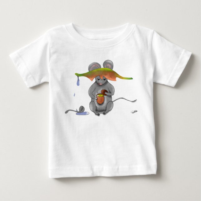 Camiseta De Bebé GB Shirt Autumn Mouse (Anverso)