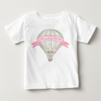 Camiseta De Bebé GC Hot Air Balloon First Birday Tee