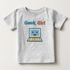 Camiseta De Bebé Geek Girl
