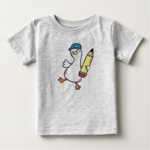 Camiseta De Bebé Geese de vuelta a la escuela