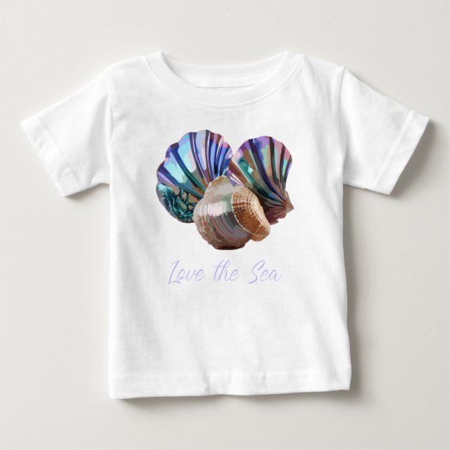 Camiseta De Bebé Gemas oceánicas (Anverso)