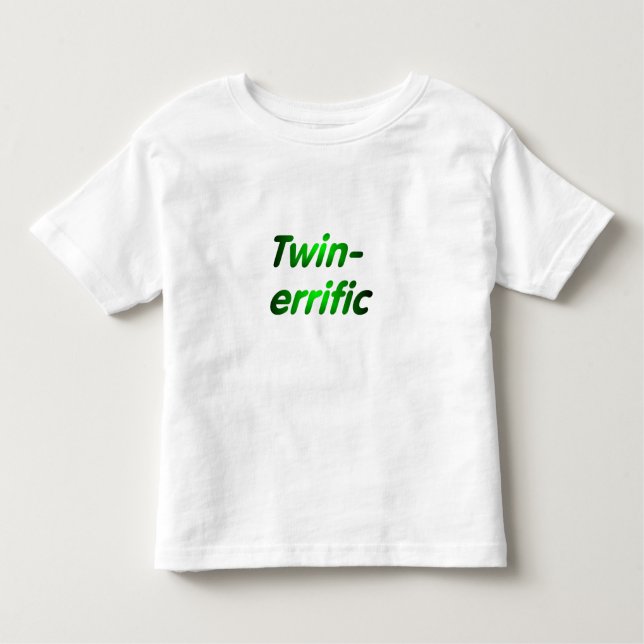 Camiseta De Bebé Gemelo-errific (Anverso)