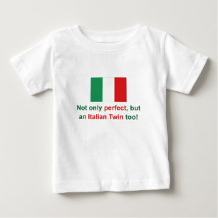 Camiseta De Bebé Gemelo italiano perfecto