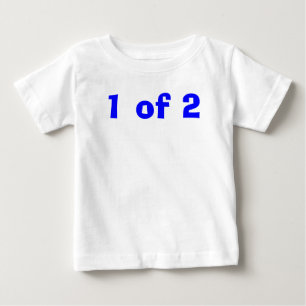 Camiseta De Bebé Gemelos