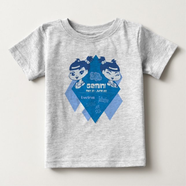 Camiseta De Bebé Gemini T-Shirt (Anverso)