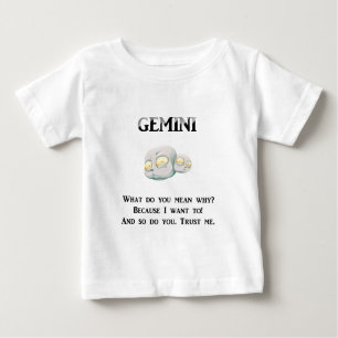 Camiseta De Bebé Géminis: Confíeme en